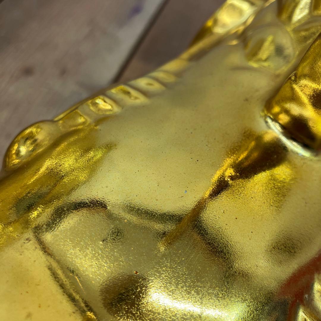 レトロ 陶器製 金のシャチホコ 金鯱 名古屋城 天守閣 守り神 縁起物 置物