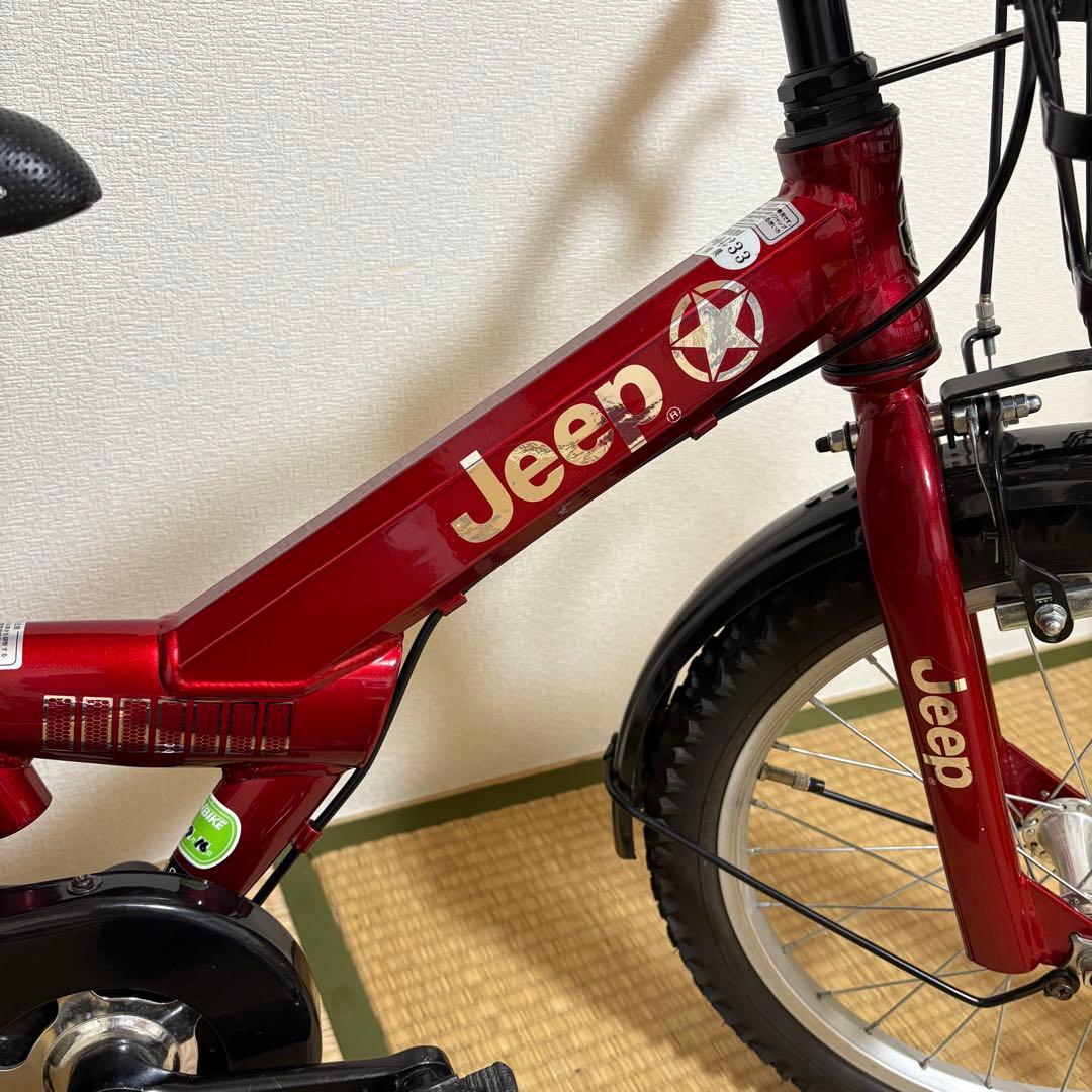 お値下げ！！『福岡』Jeep (ジープ) 子供用自転車 18インチ 赤