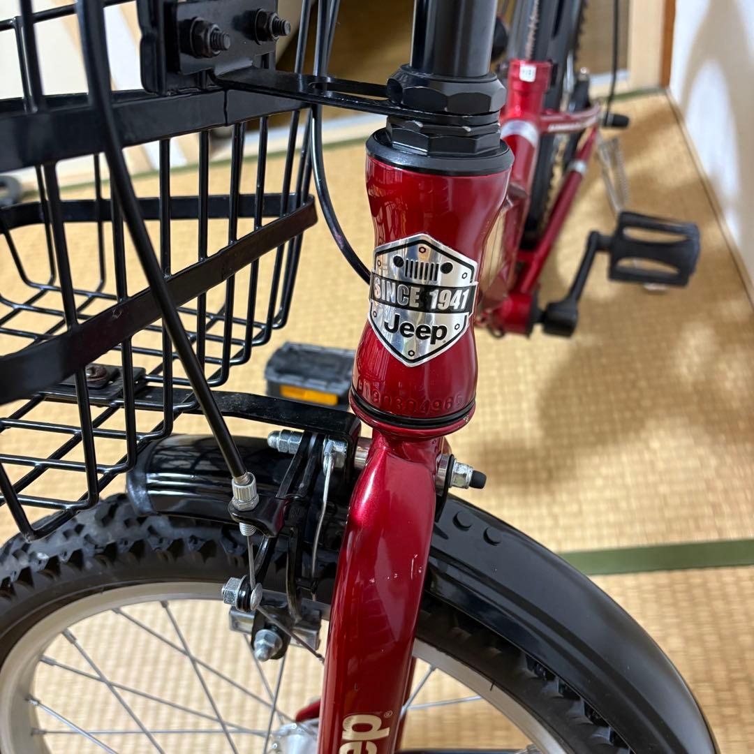 お値下げ！！『福岡』Jeep (ジープ) 子供用自転車 18インチ 赤