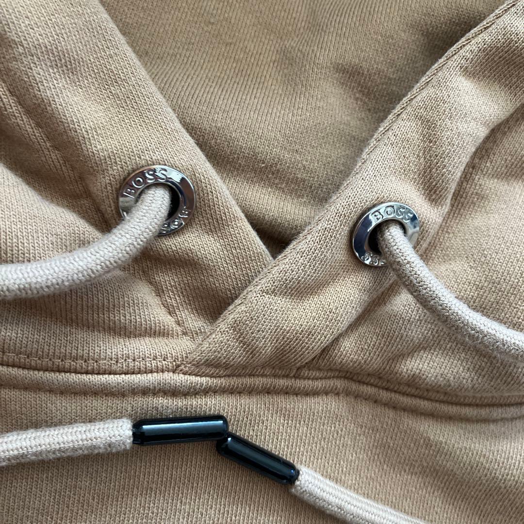 HUGO BOSS ヒューゴボス　パーカー　プルオーバー　ベージュ　XSサイズ