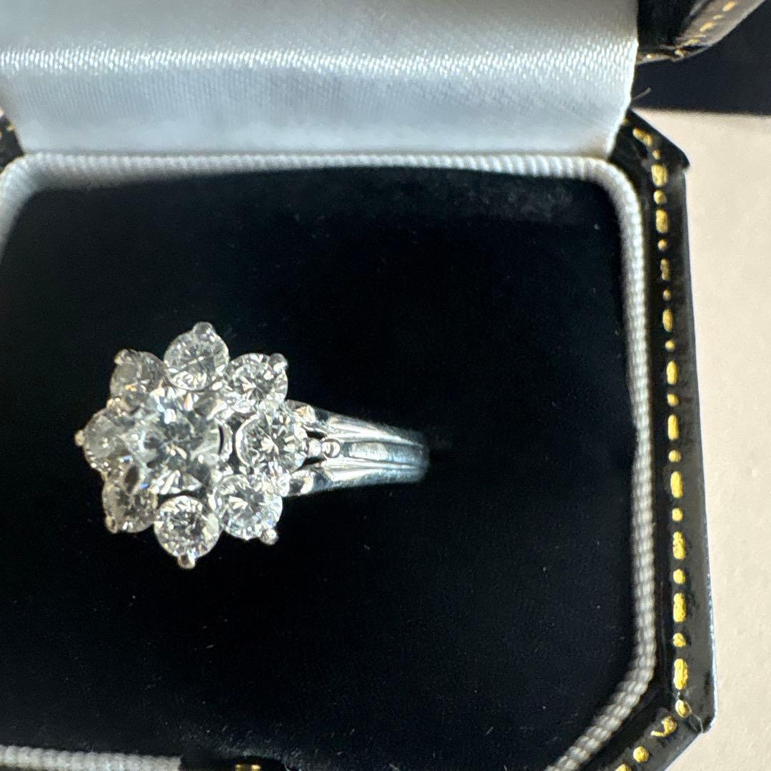 天然ダイヤリング 1.０２ct(計) １５号