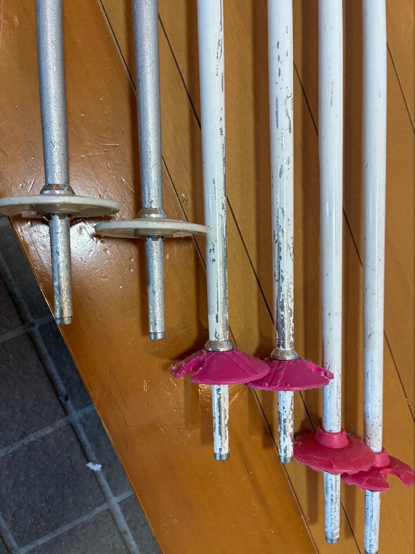 超美品スキーセット板120cm靴20.22,23cmの1足身長105-135cm