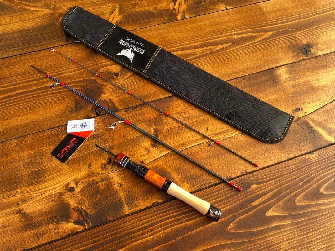 トラウトロッド　4ft7inch パックロッド　山女魚　渓流 ウッドリールシート