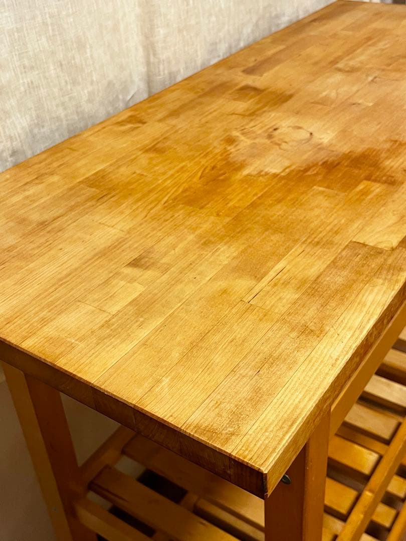 IKEA イケア フォルホイア　キッチンワゴン 木製