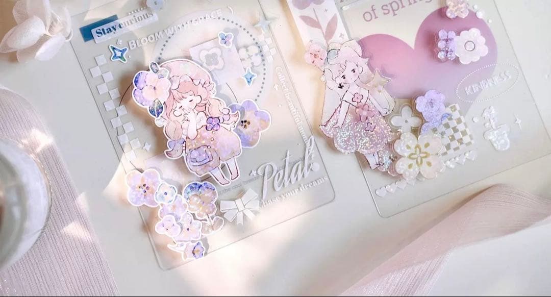 雀斑茶《花砖》海外マスキングテープ　マステ 【2230】