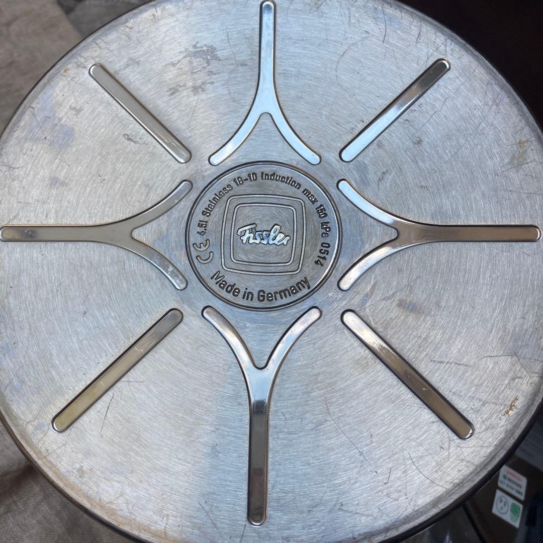 フィスラー圧力鍋コンフォート4.5L 取り扱い説明書・レシピ本付き