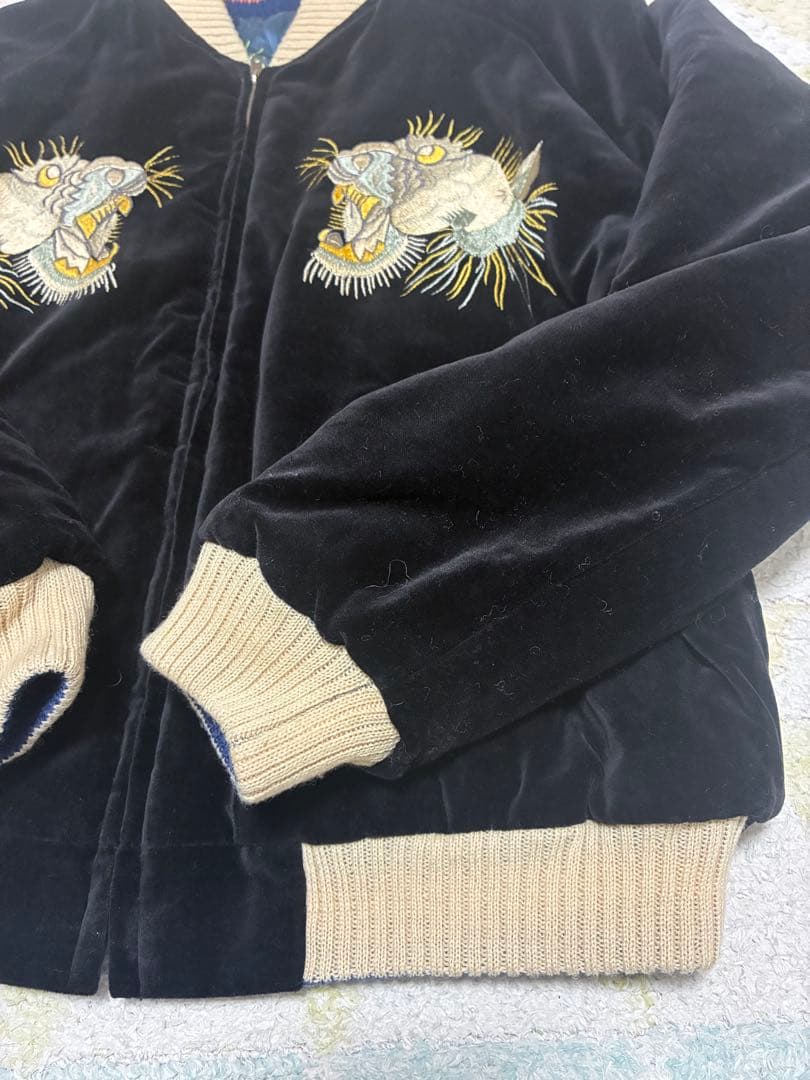 テーラー東洋　スカジャン　限定５００着　Ｍサイズ　黒別珍　M18686