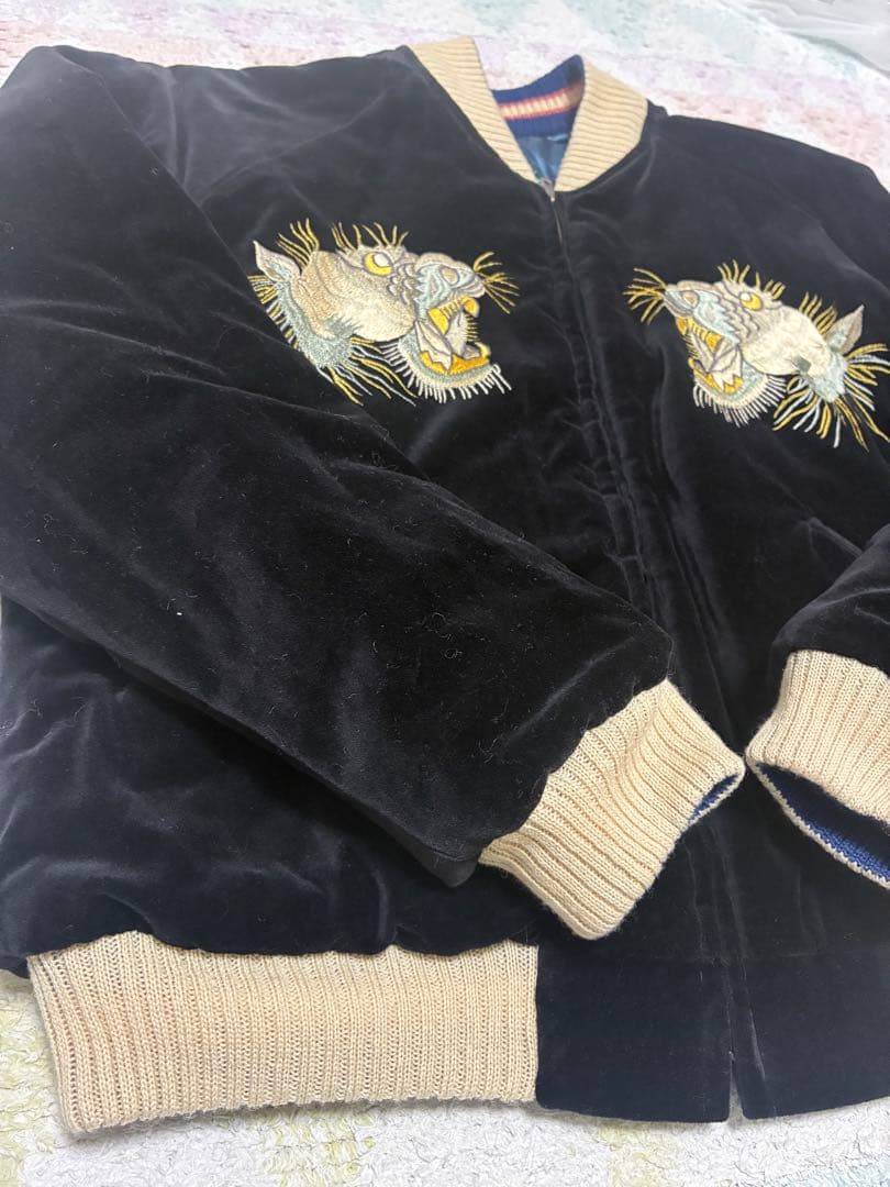 テーラー東洋　スカジャン　限定５００着　Ｍサイズ　黒別珍　M18686