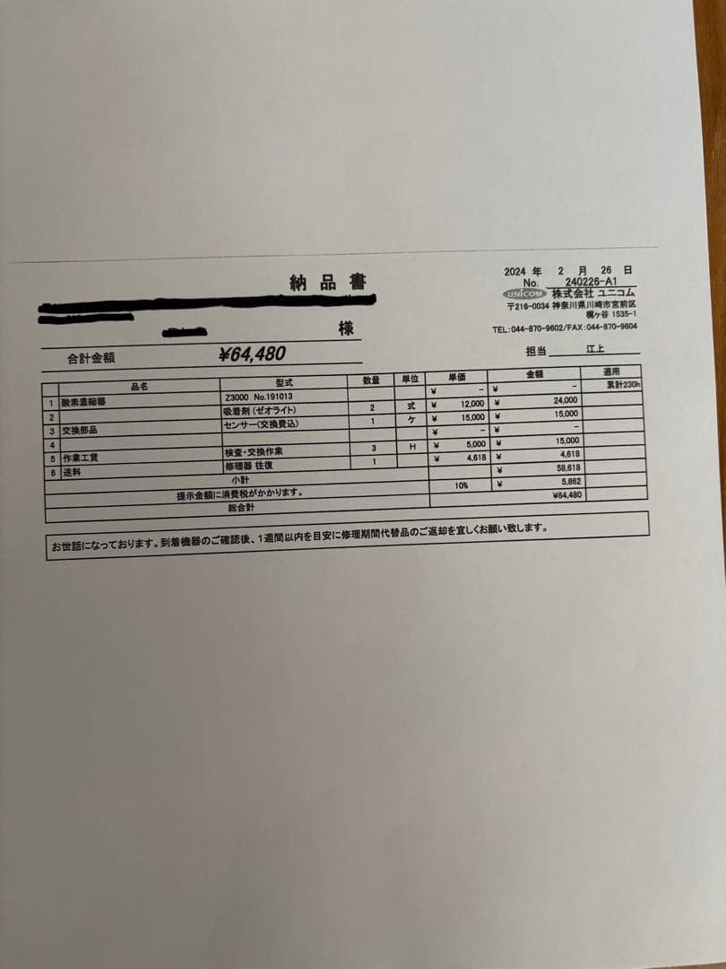 OxyLand Z-3000 酸素濃度測定器セット