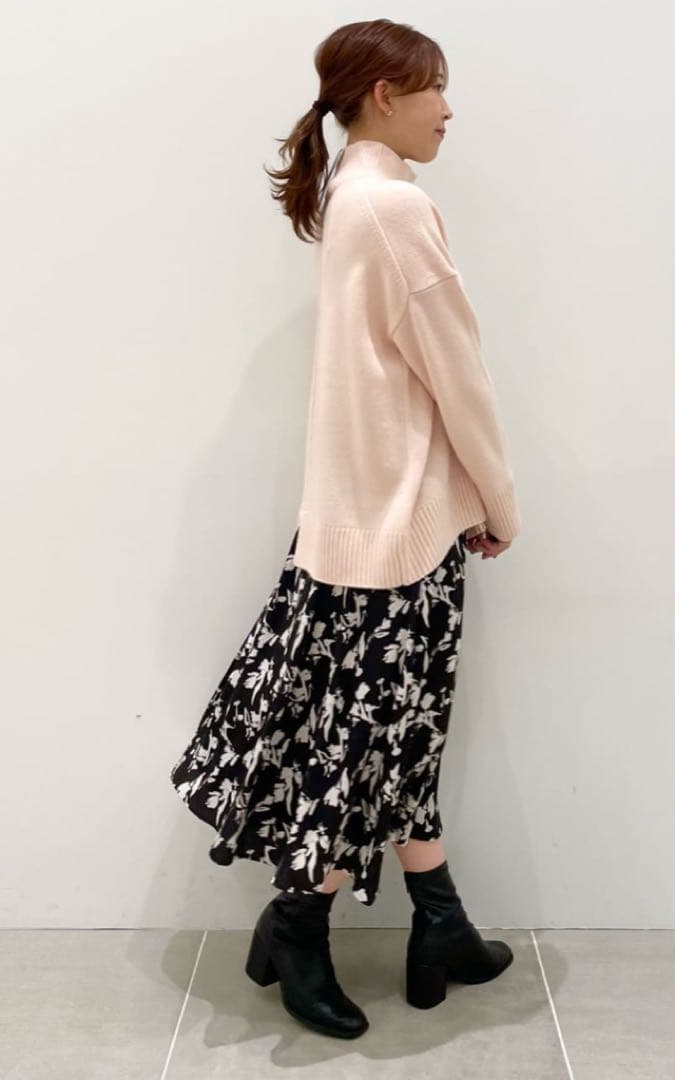 完売　23区 S ウールカシミヤブレンド スタンドネック ニット ¥19,910