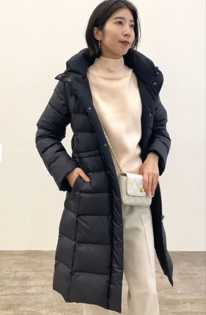 完売　23区 S ウールカシミヤブレンド スタンドネック ニット ¥19,910