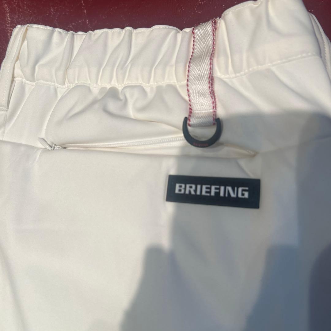 【新品タグ付】ブリーフィング　パンツ　BRIEFINGポーラテック ホワイト　L