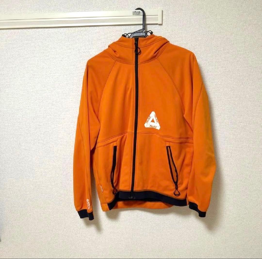 美品PALACE ゴアテックス　マスクド　ソフトシェル　ジャケット　オレンジ　L
