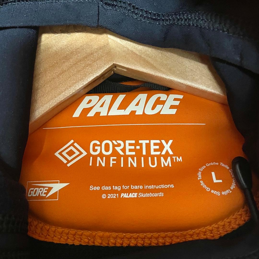 美品PALACE ゴアテックス　マスクド　ソフトシェル　ジャケット　オレンジ　L