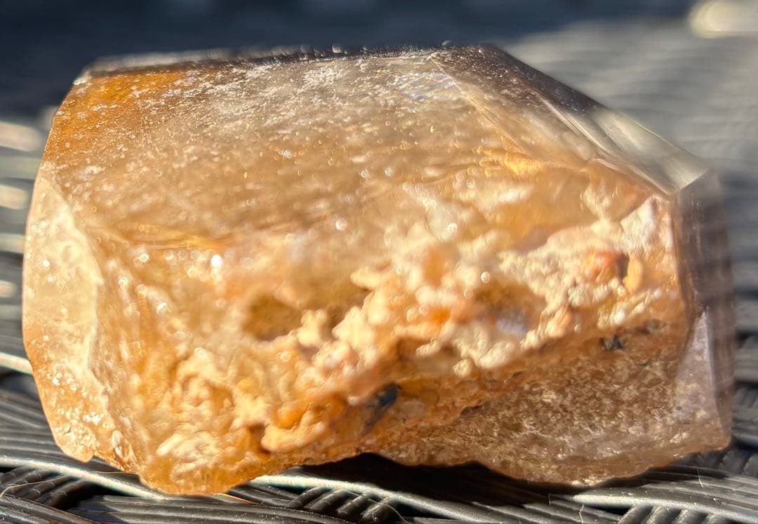 【天然石】ゴールドルチルクウォーツ　タイタンルチルクウォーツ⑤