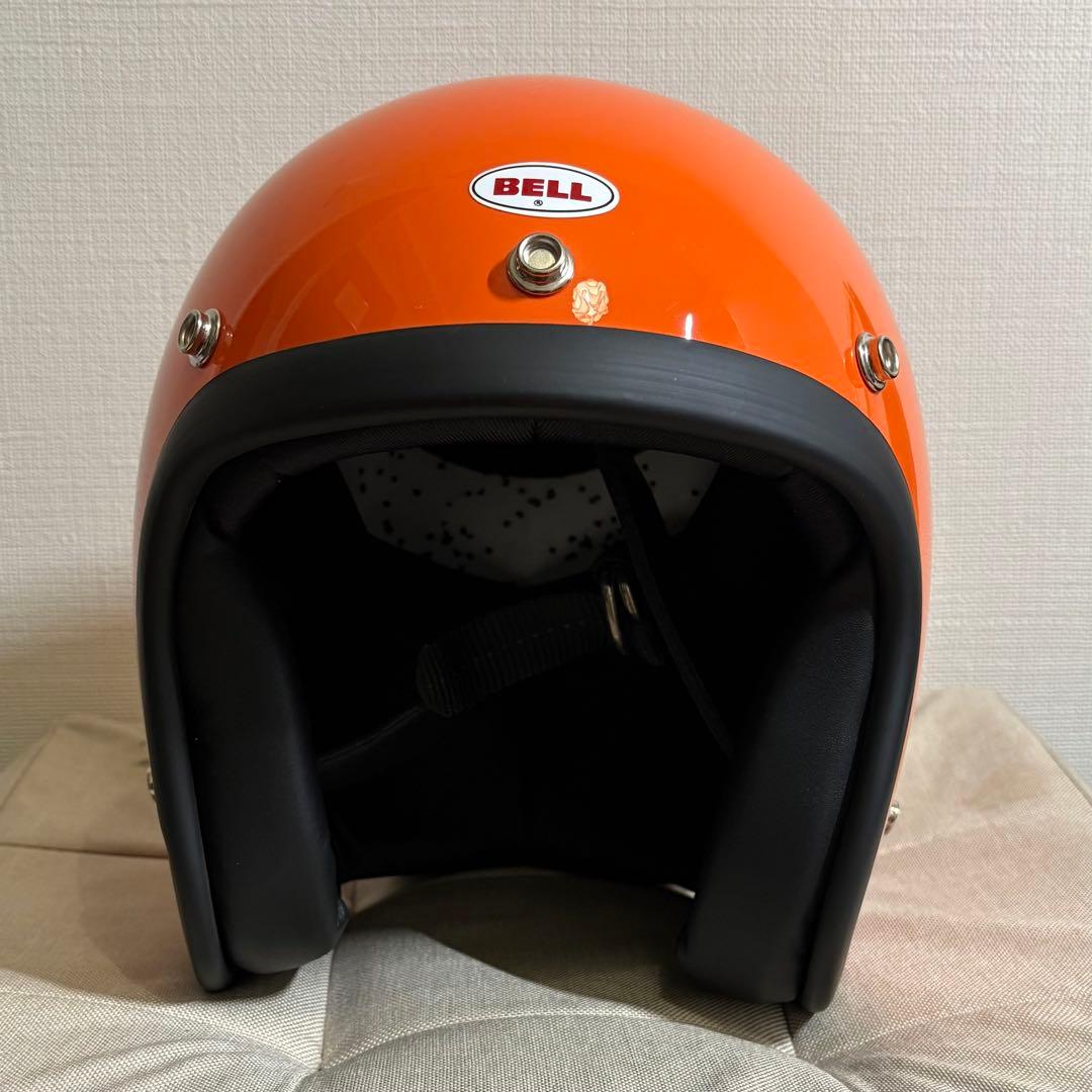 BELL 500-TXJ ジェットヘルメット XS オレンジ