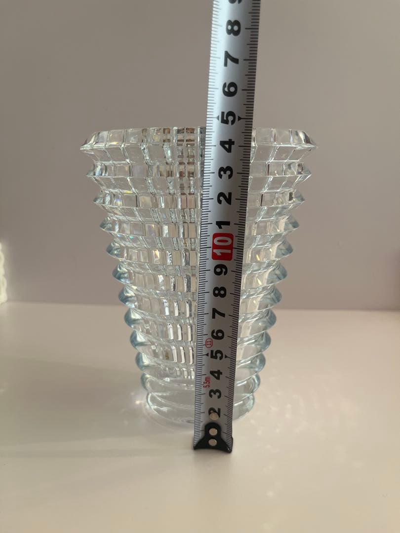 Baccarat クリスタル花瓶 直径約10cm