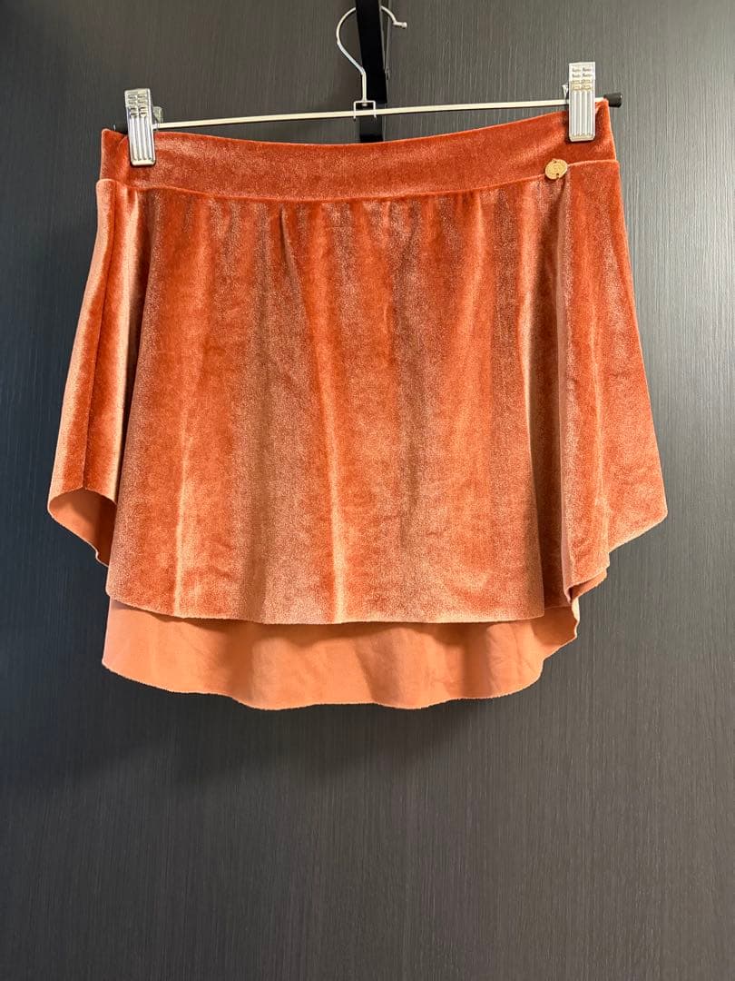 BODILE ボディール レオタード & スカート セット M/L オレンジ系