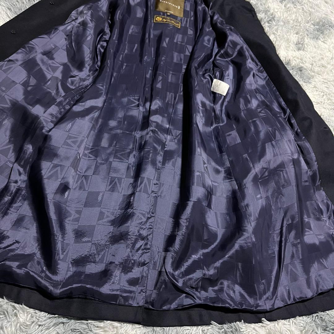 美品　マッキントッシュ ダンケルド ロロピアーナ　トレンチコート ネイビー　40