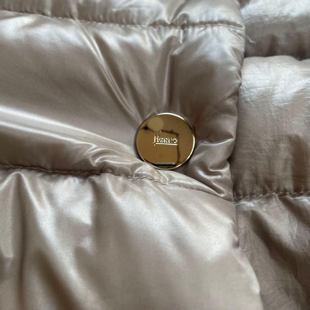 Herno ヘルノ 超軽量 ダウンジャケット 金ボタン 42