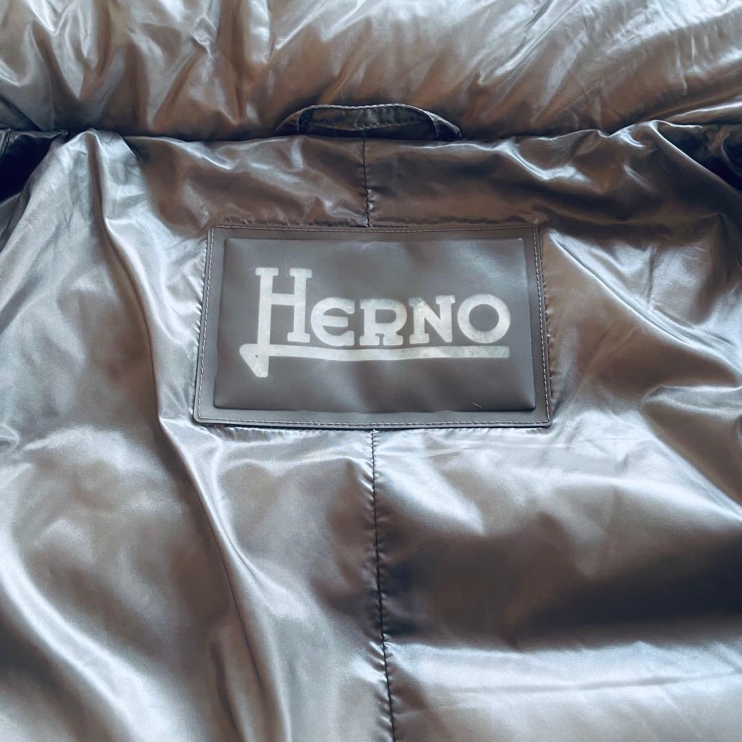 Herno ヘルノ 超軽量 ダウンジャケット 金ボタン 42