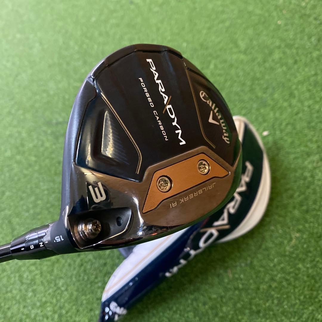 キャロウェイ パラダイム ツアーAD CQ-6 S 3W ヘッドカバー付き