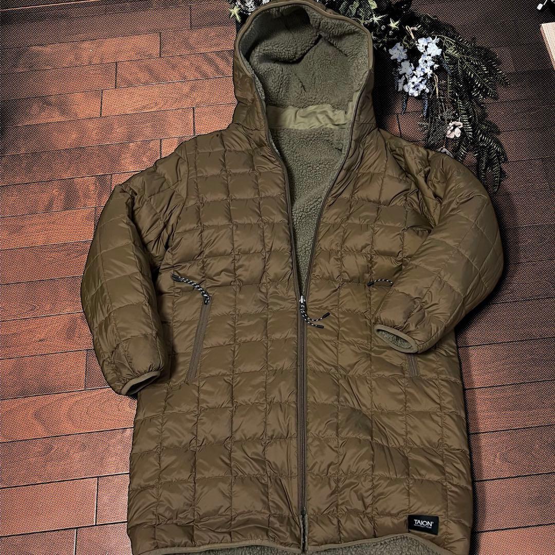 本日最終価格‼️【タイオン】 リバーシブルロングダウンコート