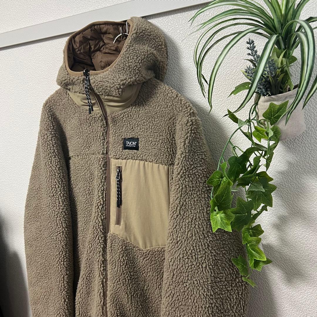 本日最終価格‼️【タイオン】 リバーシブルロングダウンコート