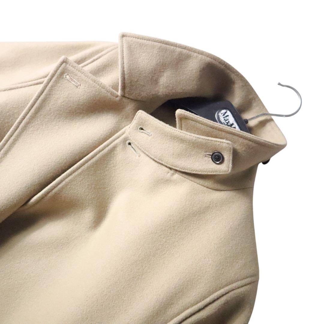 HYKE MELTON WORK COAT beige 新品同様　ロングコート