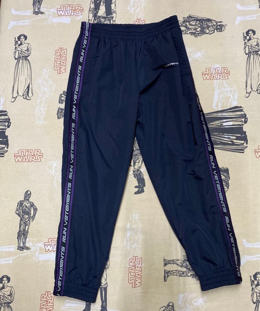 S*4様 VETEMENTS LOGO TAPE TRACK PANTS 21a