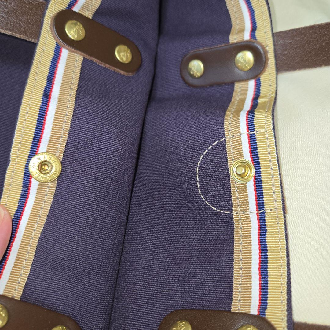 IL BISONTE ダークパープル トートバッグ