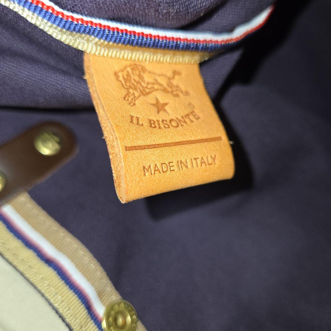 IL BISONTE ダークパープル トートバッグ