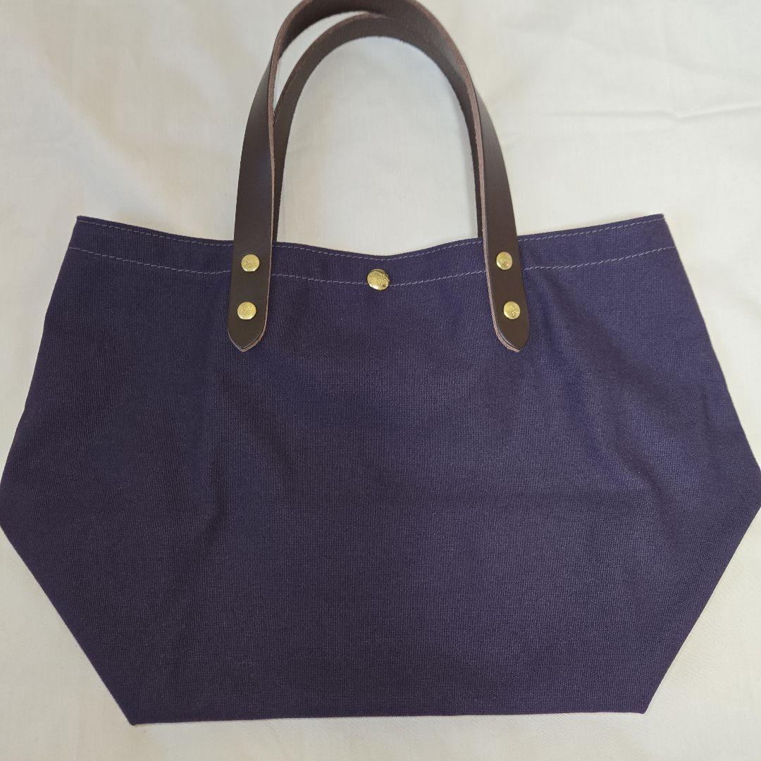 IL BISONTE ダークパープル トートバッグ