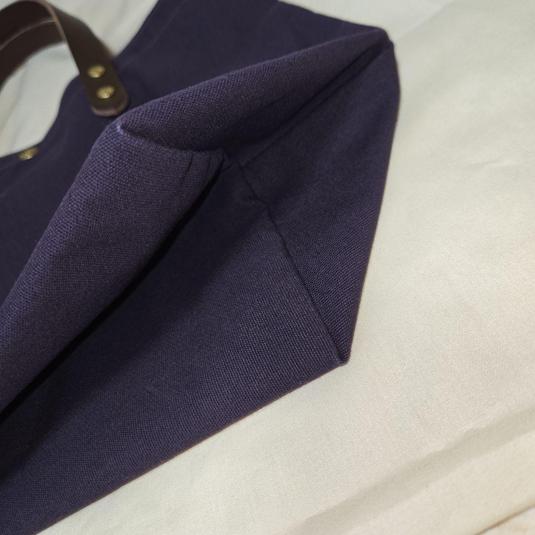 IL BISONTE ダークパープル トートバッグ