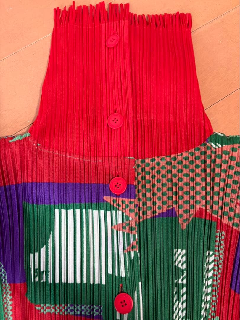 PLEATS PLEASE イッセイミヤケ ポンチョ