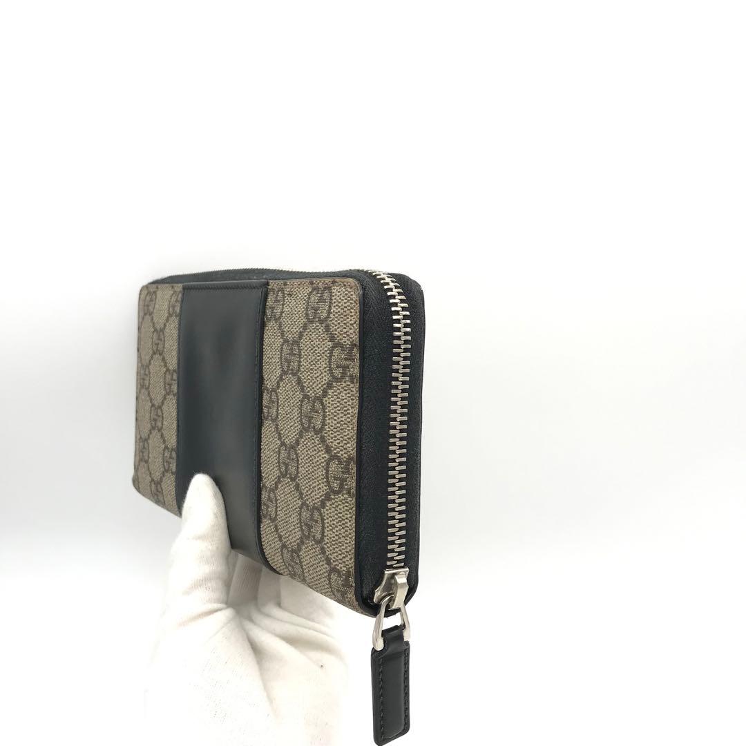 正規品　美品　グッチ財布　グッチ長財布　グッチGGスプリーム グッチレザー