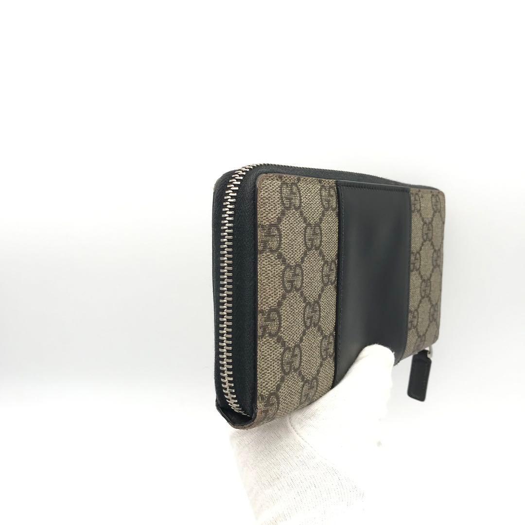 正規品　美品　グッチ財布　グッチ長財布　グッチGGスプリーム グッチレザー