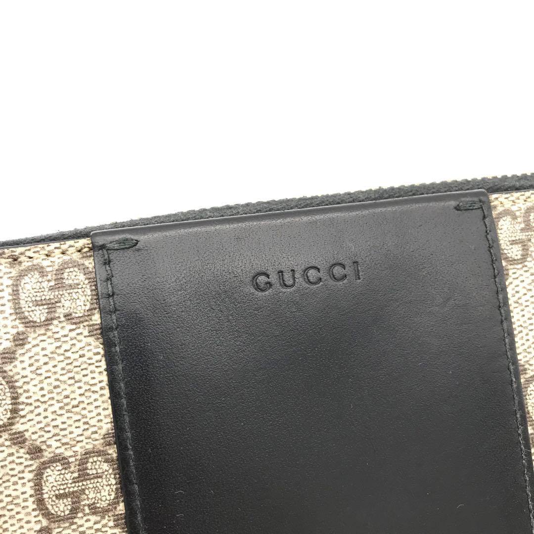 正規品　美品　グッチ財布　グッチ長財布　グッチGGスプリーム グッチレザー
