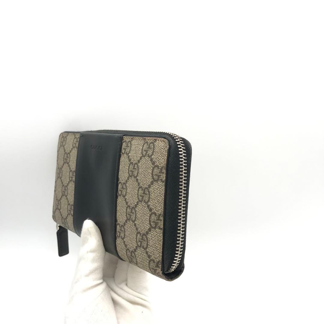 正規品　美品　グッチ財布　グッチ長財布　グッチGGスプリーム グッチレザー