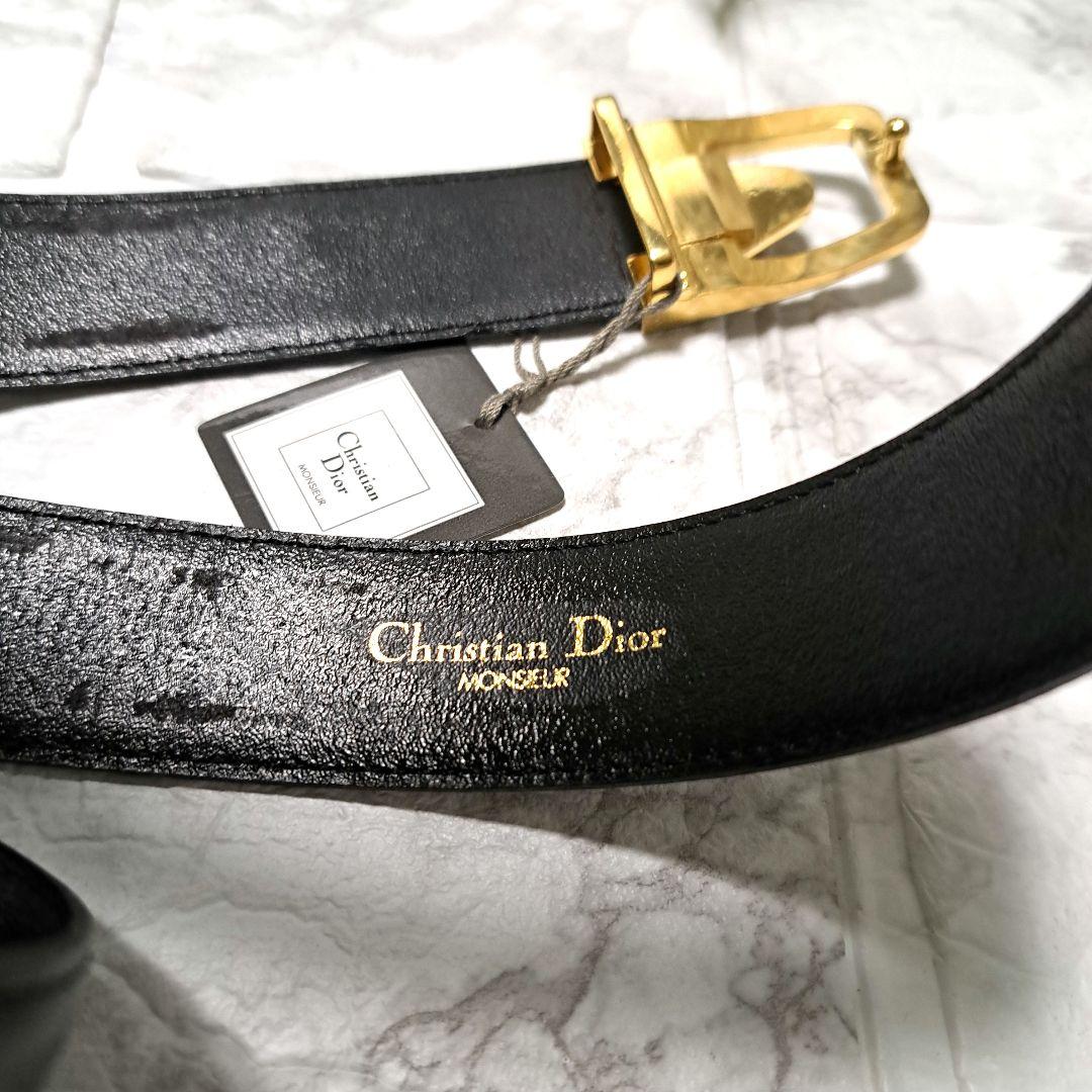 ✨️新品✨️タグ付きChristian Diorクリスチャンディオールベルト黒