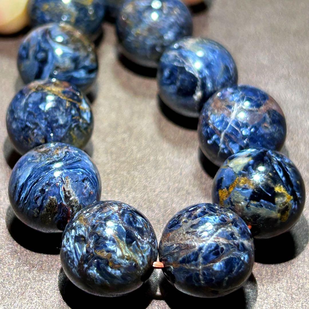 ☆ まあちやん様！王者腕飾②！極美！龍神！ブルー　ピーターサイト　ブレス