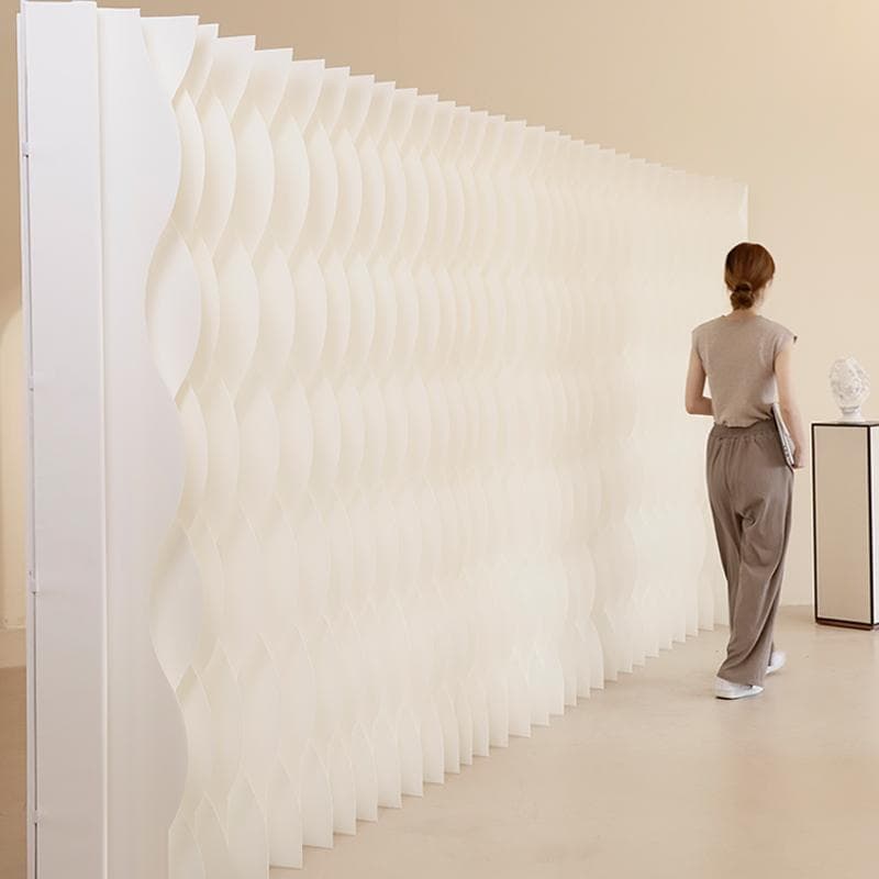 折りたたみパーテーション間仕切り高さ2ｍ長さ1ｍ-2ｍ組立不要目隠し区切り