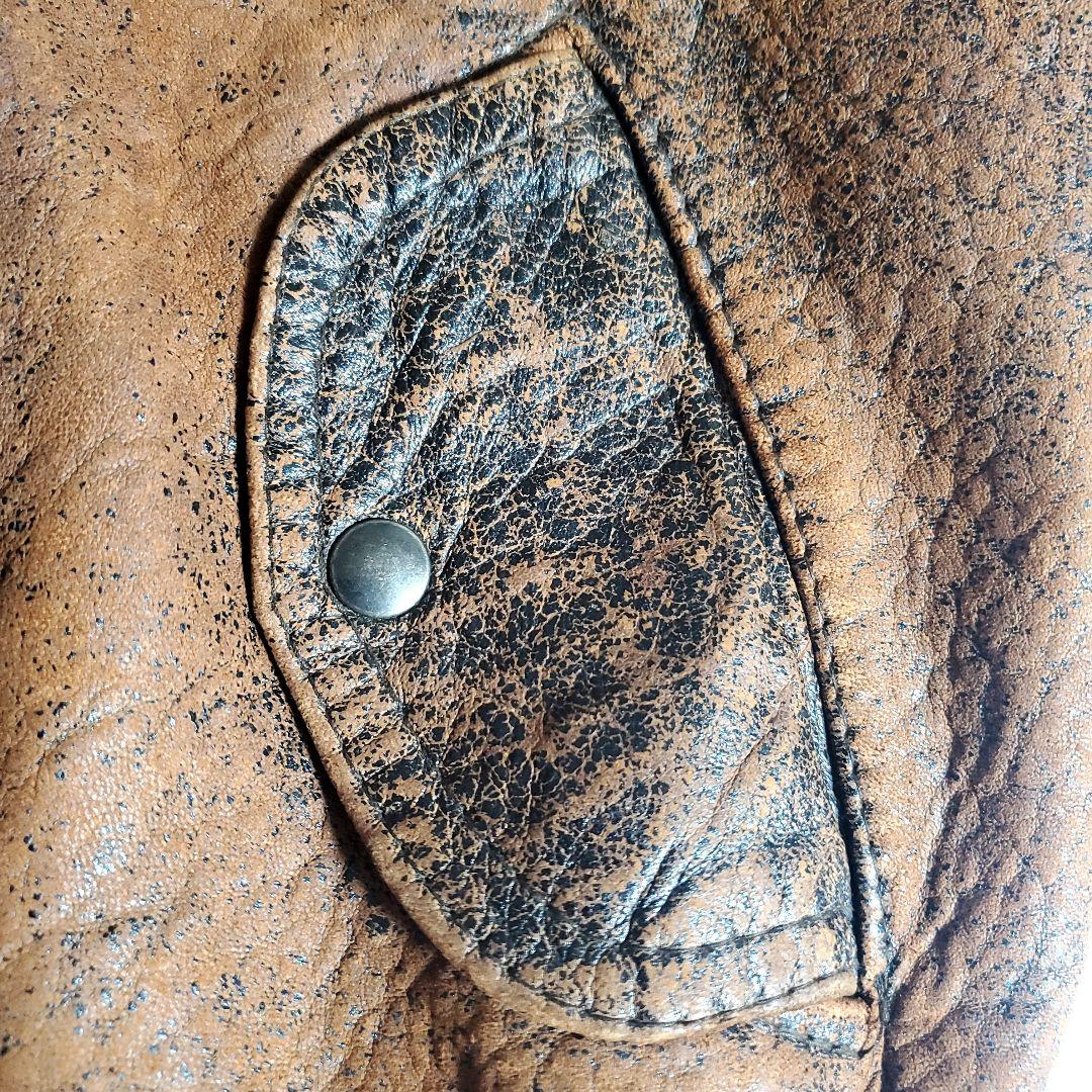 CHARLES CHEVIGNON　PARIS　フライトジャケット　レザーベスト