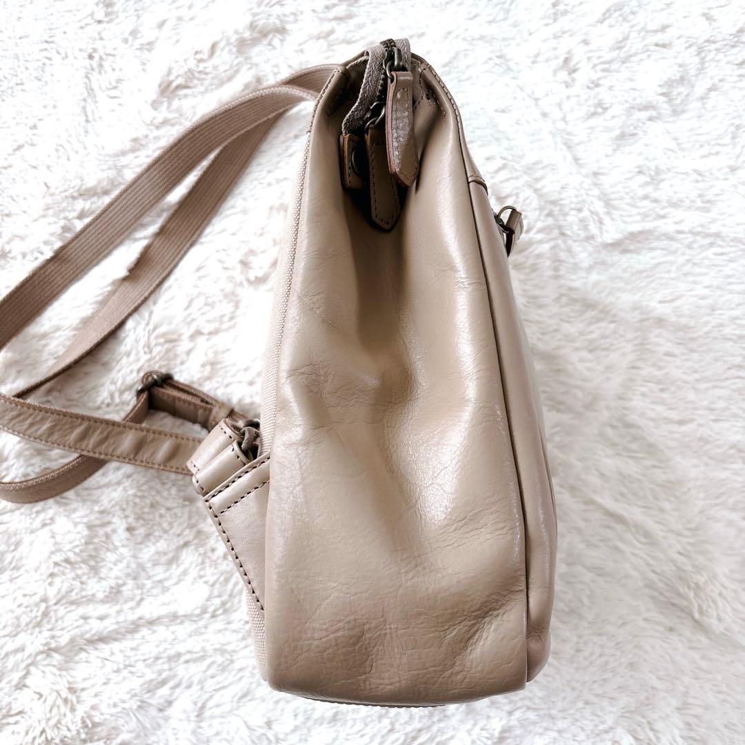 【新品未使用✨】Dakota ダコタ リュック 牛革 レザー ベージュ