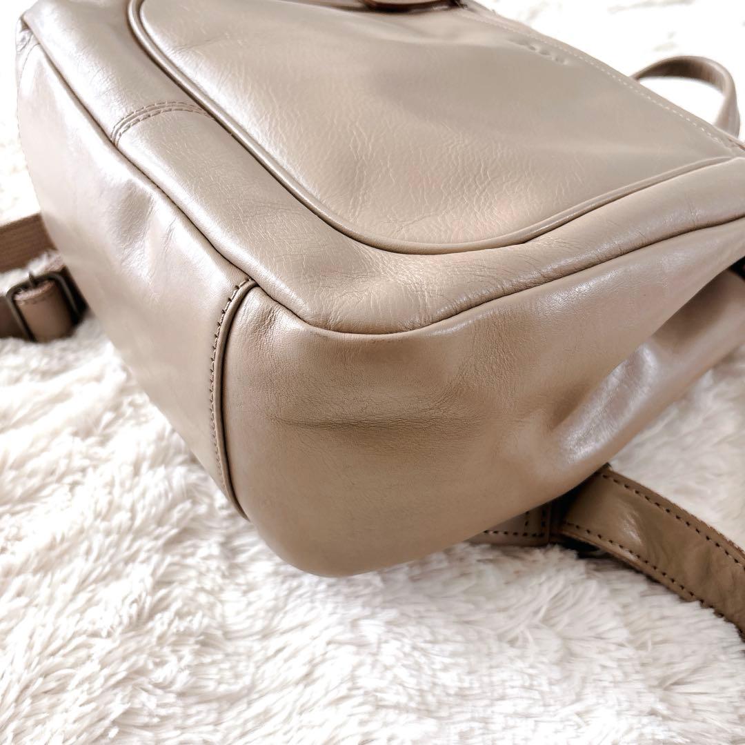 【新品未使用✨】Dakota ダコタ リュック 牛革 レザー ベージュ