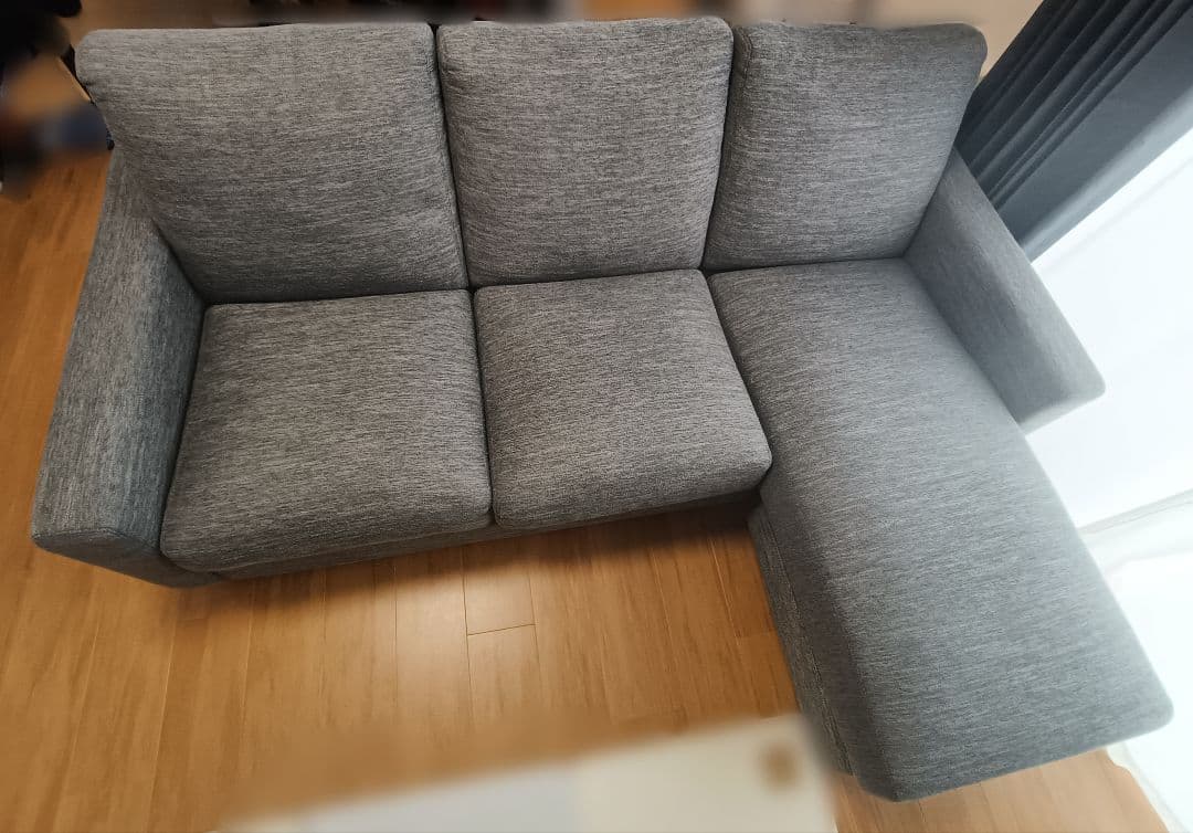 【ニトリ 布張カウチソファ】