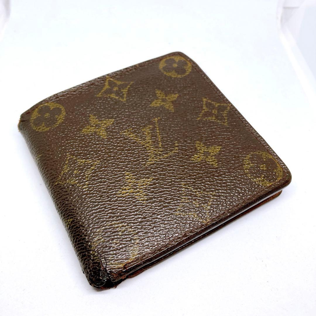 863 ルイヴィトン モノグラム　長財布　折り財布　マルコ