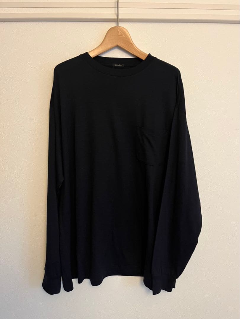 COMOLI 21aw サマーウール長袖クルー 3