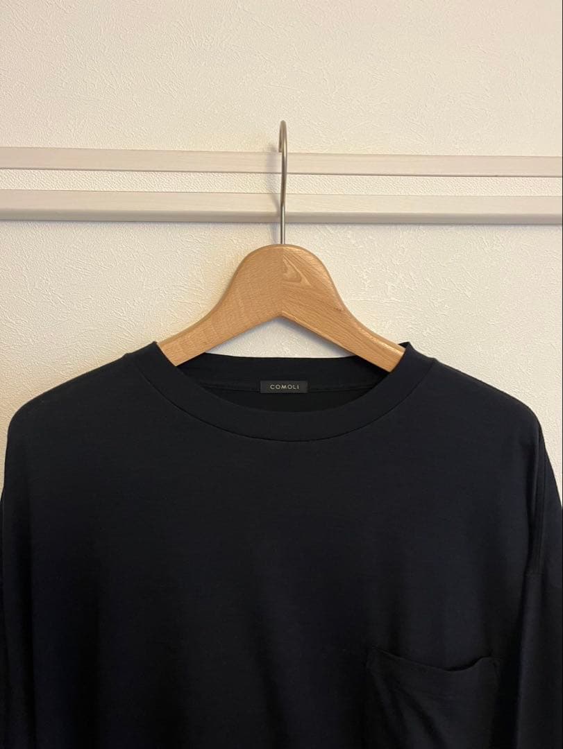 COMOLI 21aw サマーウール長袖クルー 3