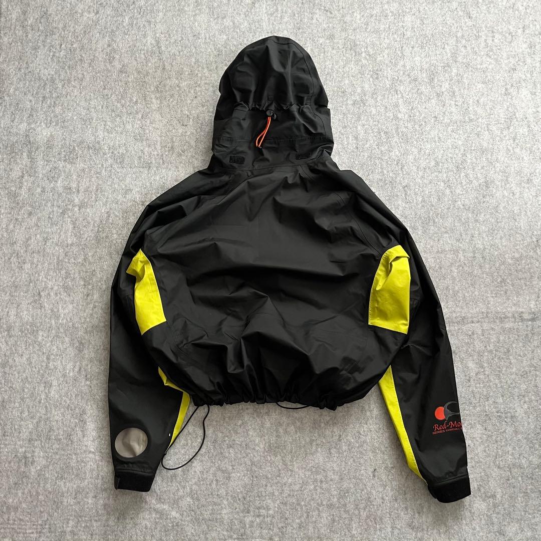 テック系 ドローコード 切替 黒黄 短丈 shelljacket y2k 極美品